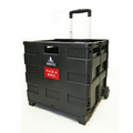 Collapsible Plastic Wheeled Cart